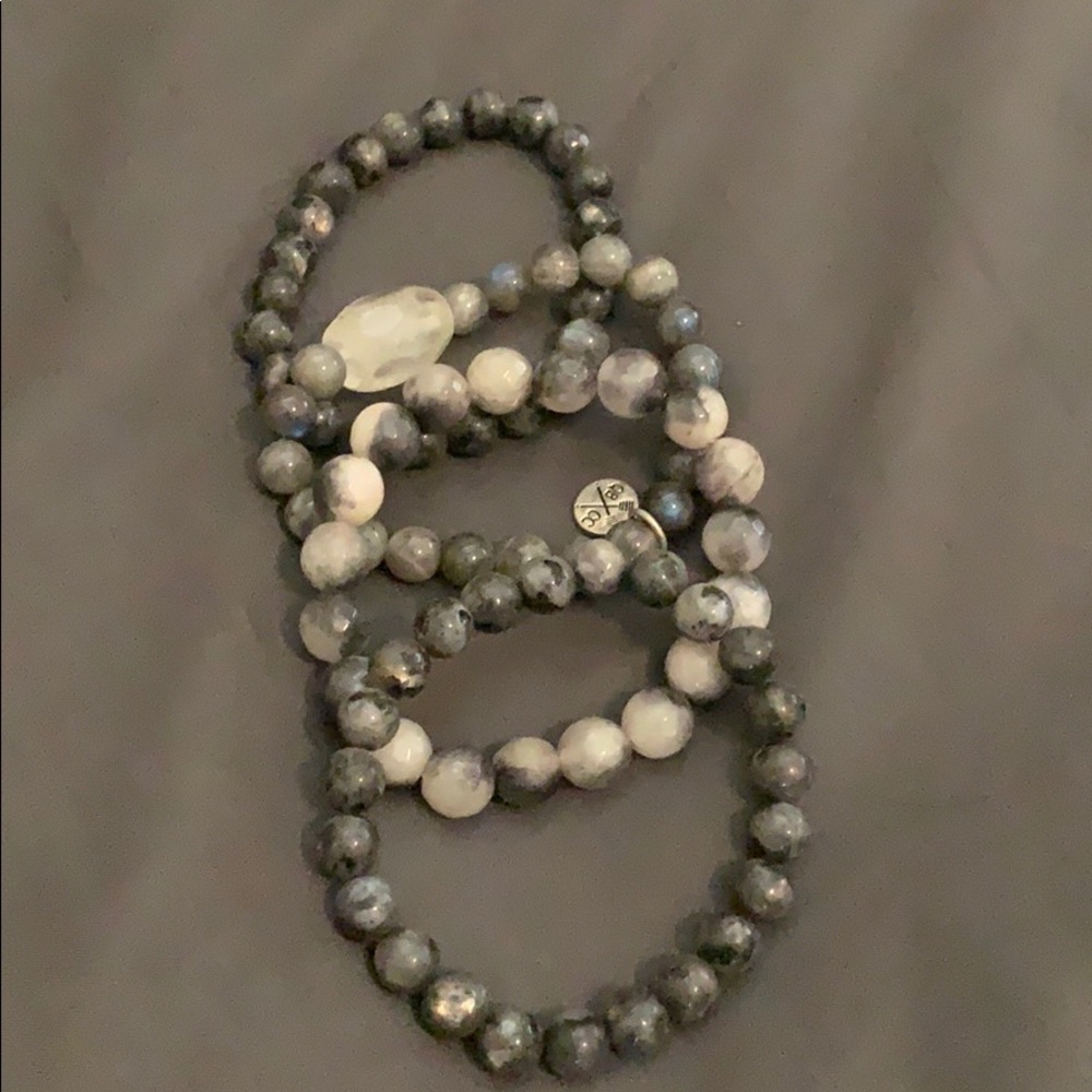 Bundle of 4 bracelets. Bourbon & bowtie inspired